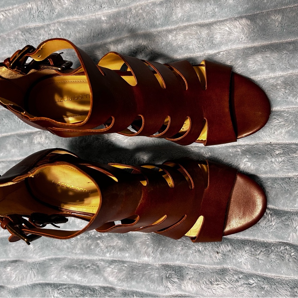 Brown Leather Women's Sandals